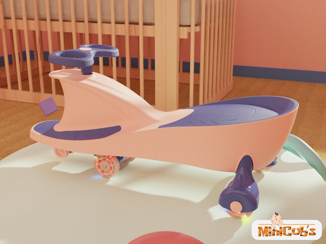 Peach swing car 1