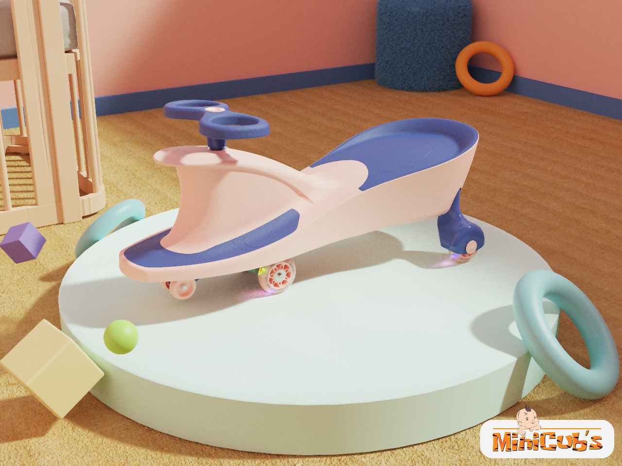 Peach swing car 2